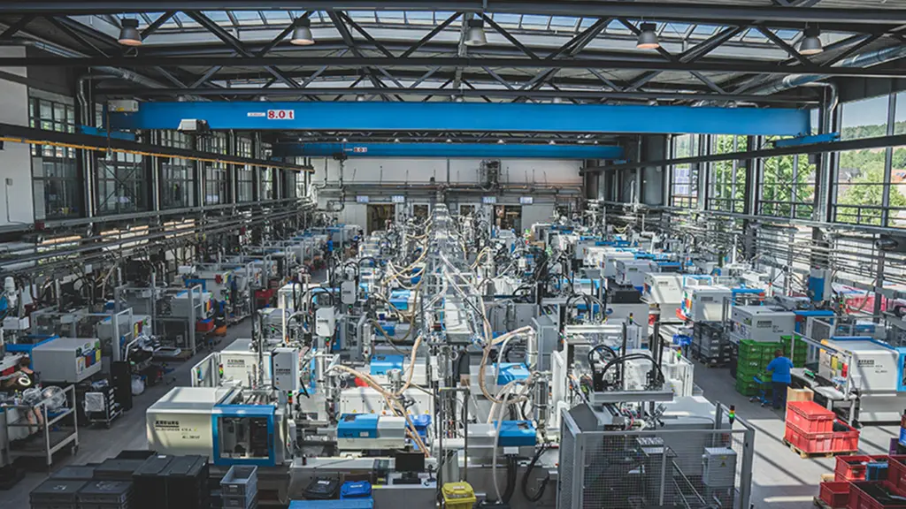 Ansicht Produktionshalle